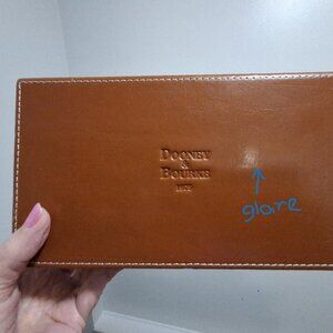 Vintage Leather Dooney & Bourke Trinket or Scarf (?) Storage Box